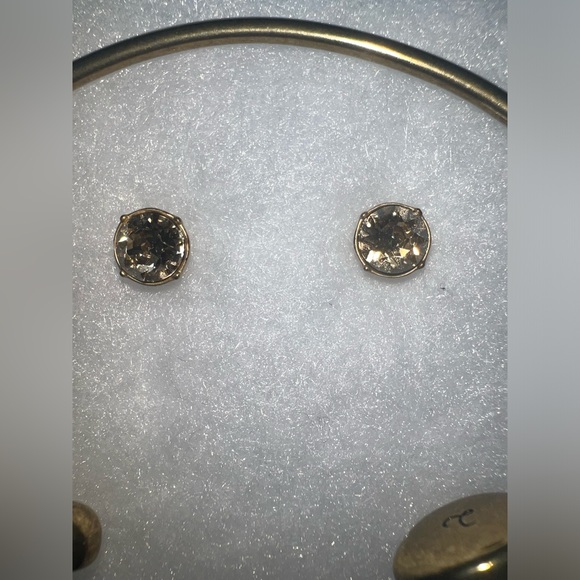 AUTHENTIC SWAROVSKI TOUCHSTONE CRYSTAL EARRINGS AND BANGLE - Picture 11 of 11